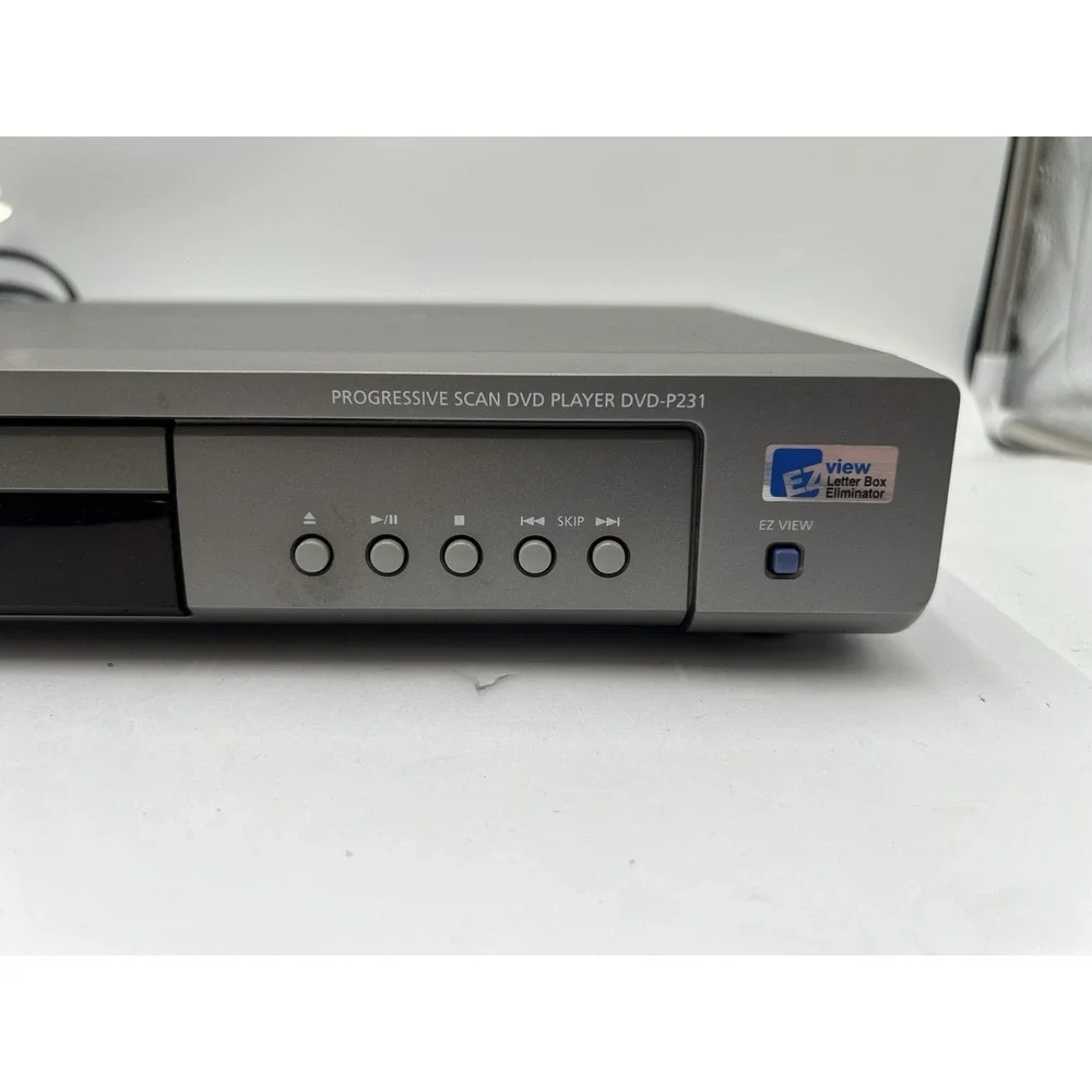 Samsung DVD-P231 DVD Player Tested Working w/ Extra Long RCA AV Cable